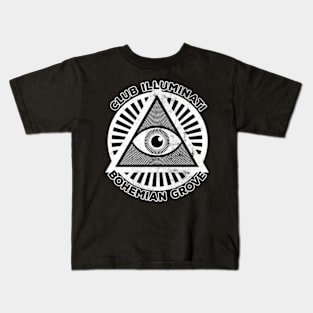 All-Seeing Eye / Illuminati / Bohemian Grove Kids T-Shirt